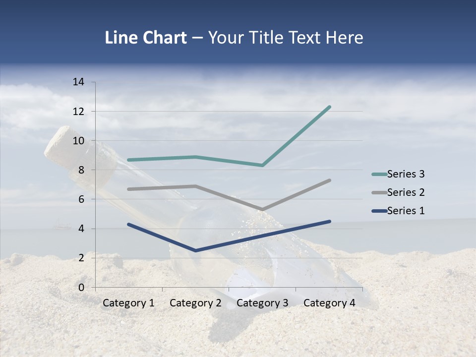 Sos Bottle Seaside PowerPoint Template