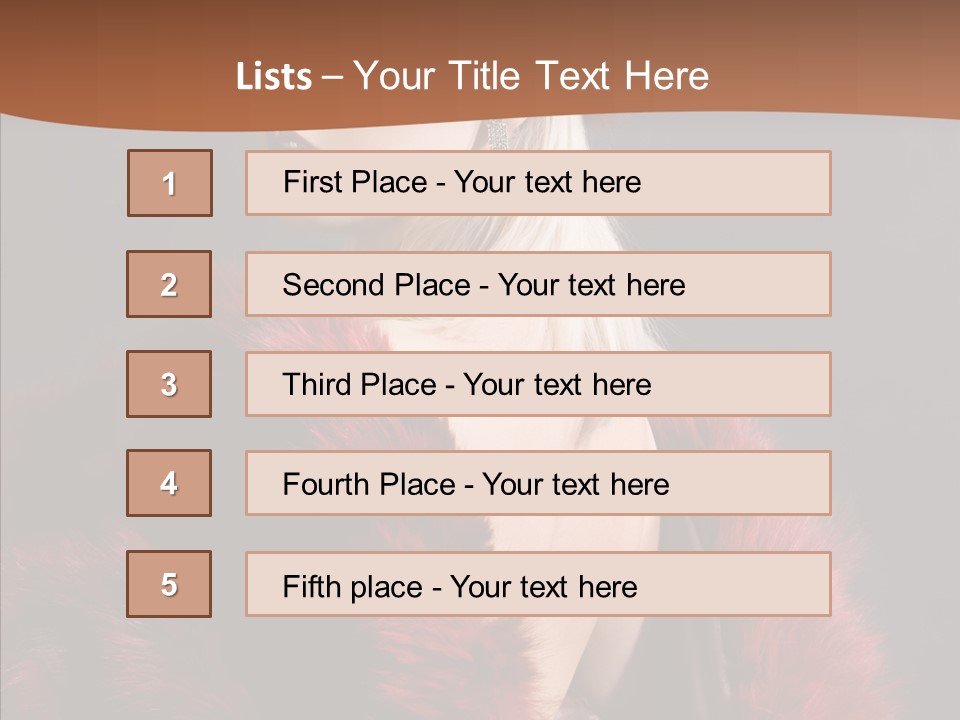 Tender Fashion Human PowerPoint Template