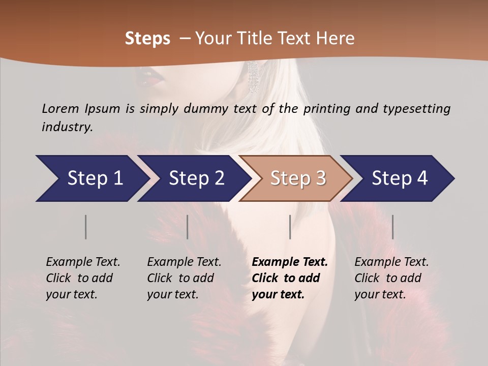 Tender Fashion Human PowerPoint Template