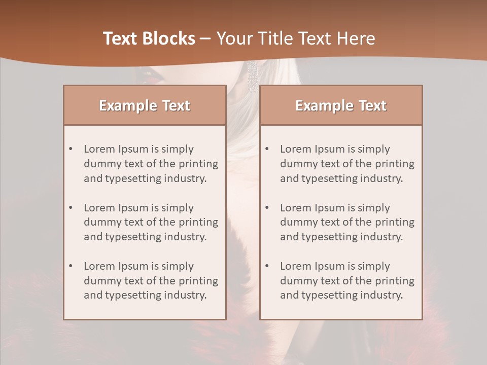 Tender Fashion Human PowerPoint Template