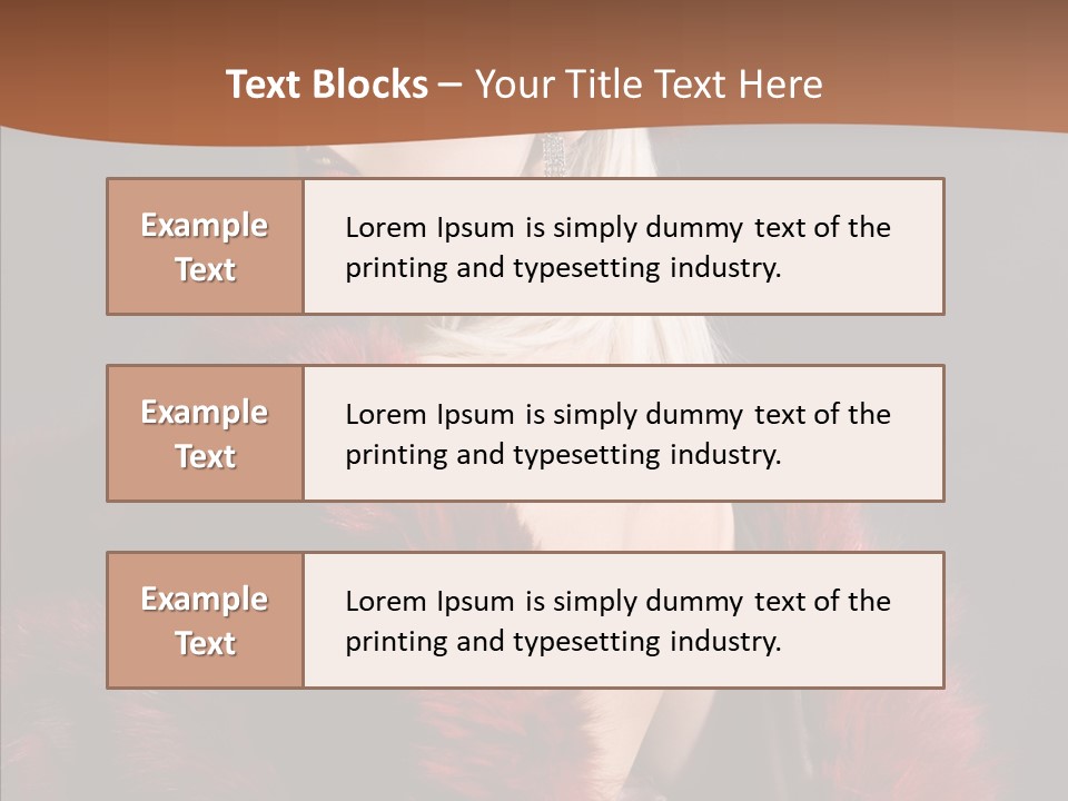 Tender Fashion Human PowerPoint Template