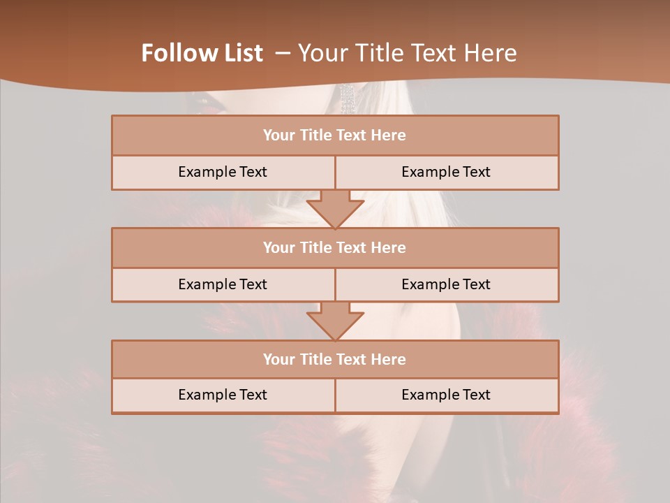 Tender Fashion Human PowerPoint Template