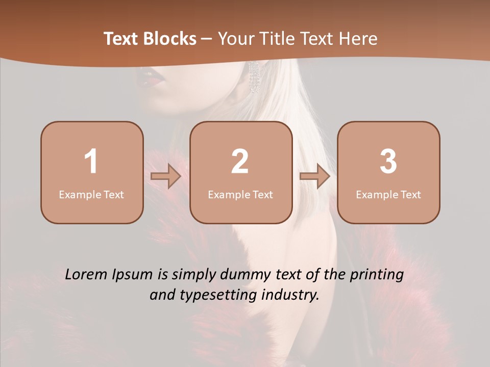 Tender Fashion Human PowerPoint Template