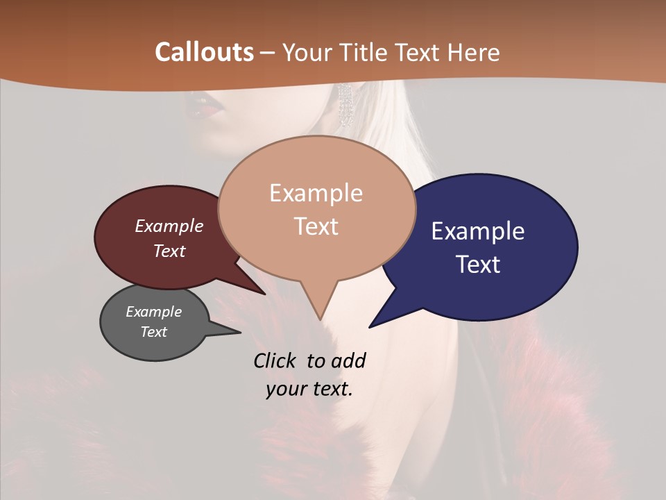 Tender Fashion Human PowerPoint Template