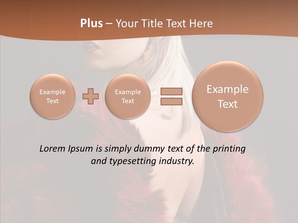 Tender Fashion Human PowerPoint Template