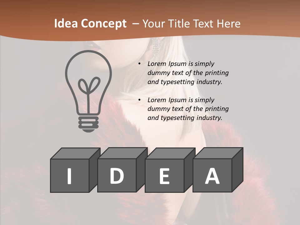 Tender Fashion Human PowerPoint Template