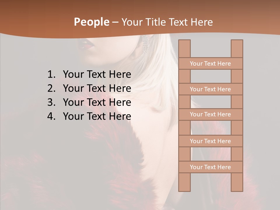 Tender Fashion Human PowerPoint Template