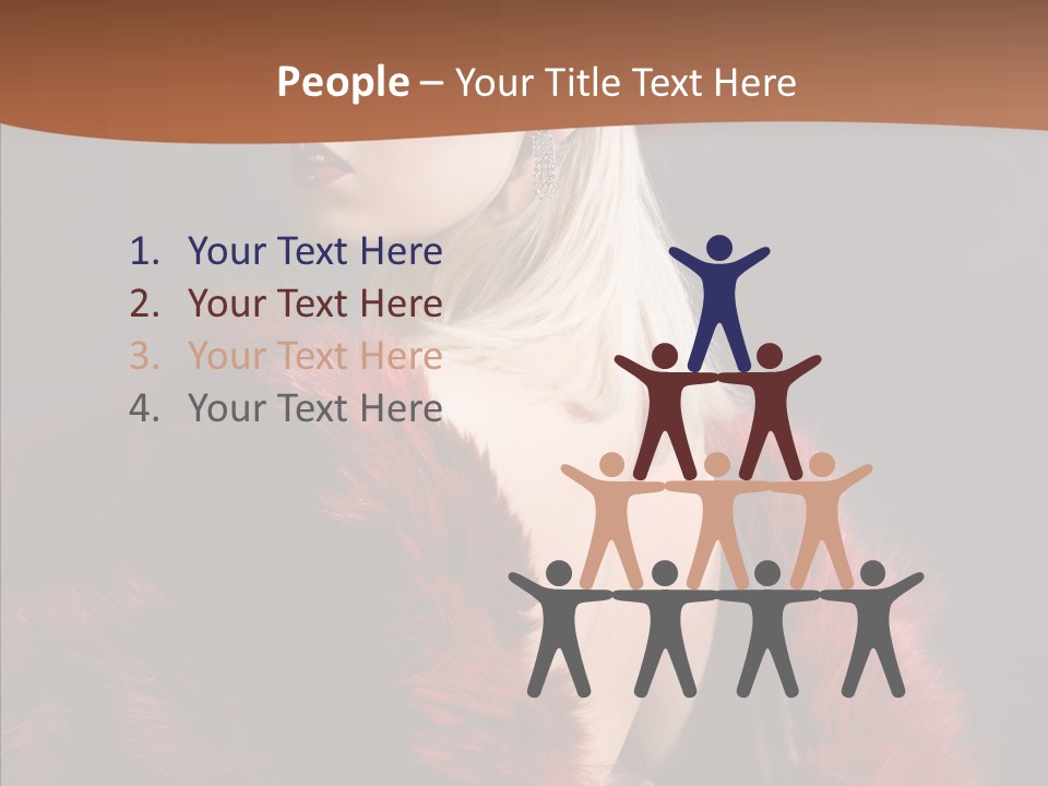 Tender Fashion Human PowerPoint Template