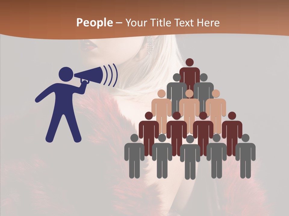 Tender Fashion Human PowerPoint Template