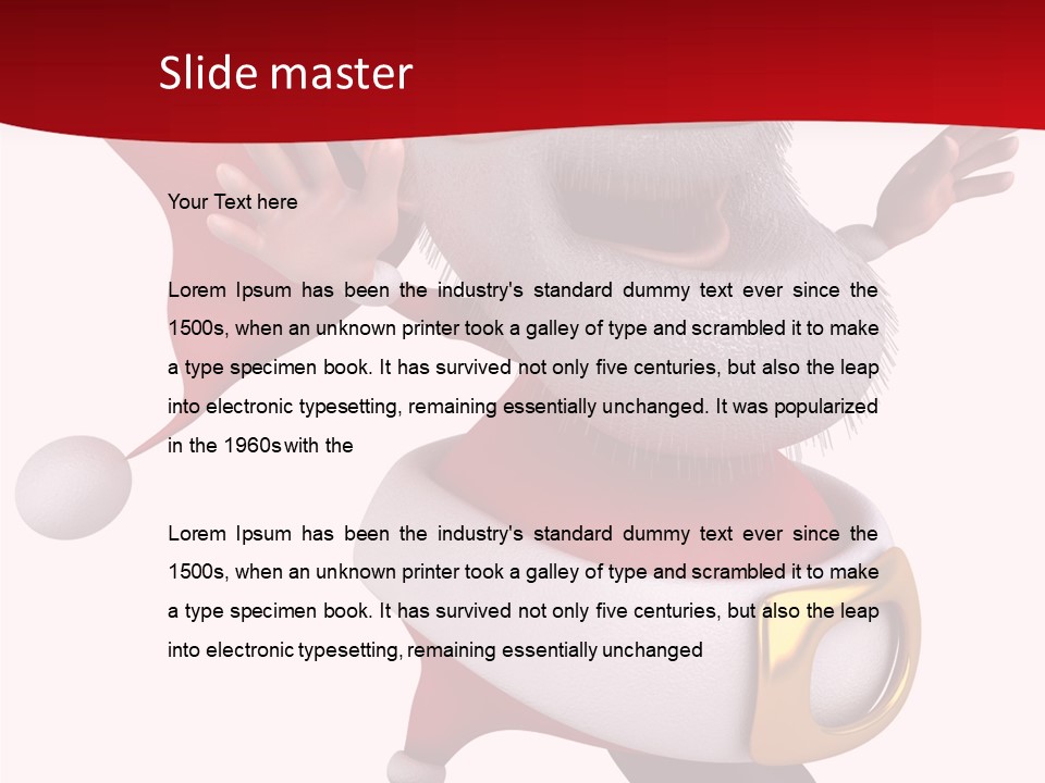 Jolly Christmas Holidays PowerPoint Template