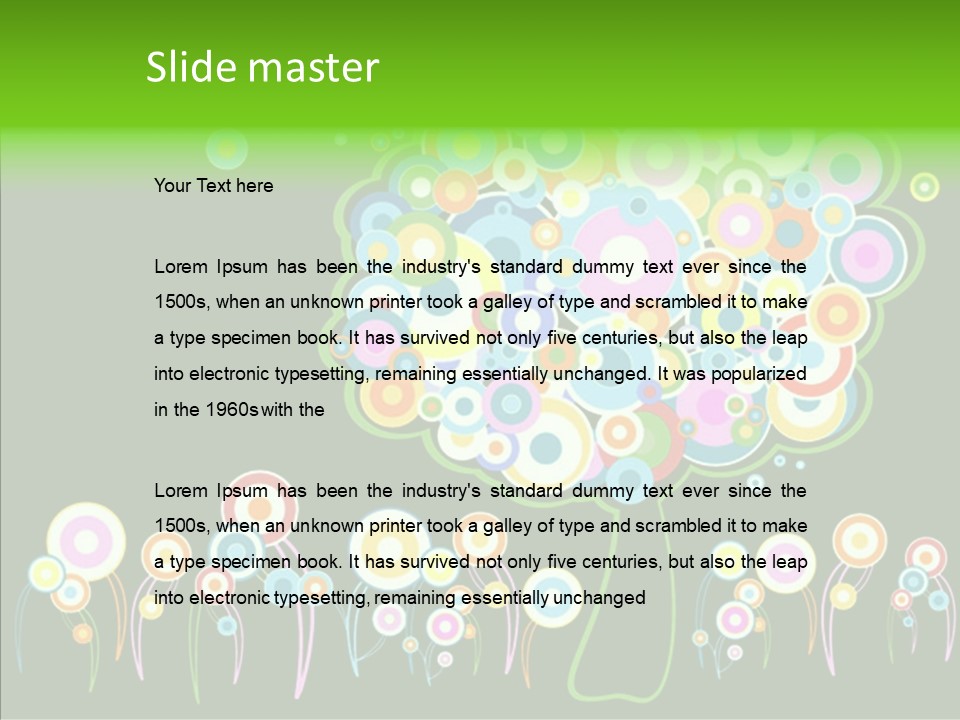 Plant Summer Floral PowerPoint Template