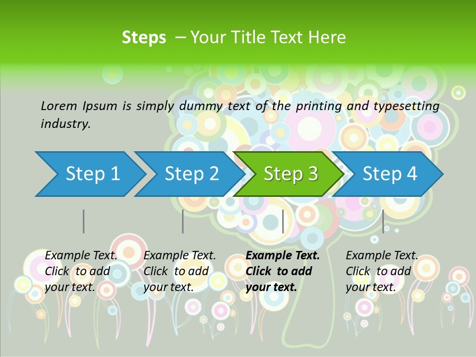 Plant Summer Floral PowerPoint Template