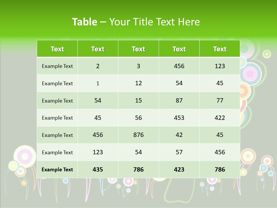Plant Summer Floral PowerPoint Template