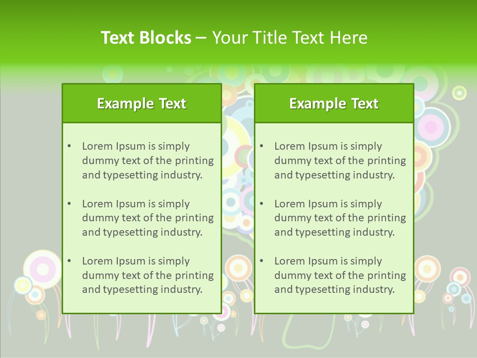 Plant Summer Floral PowerPoint Template