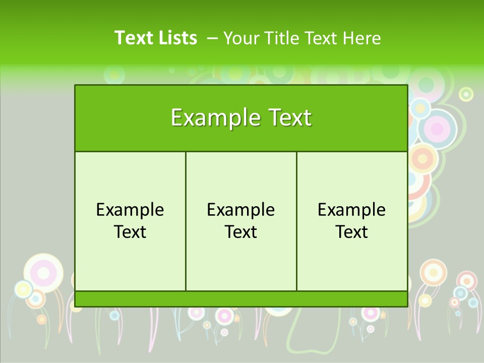 Plant Summer Floral PowerPoint Template