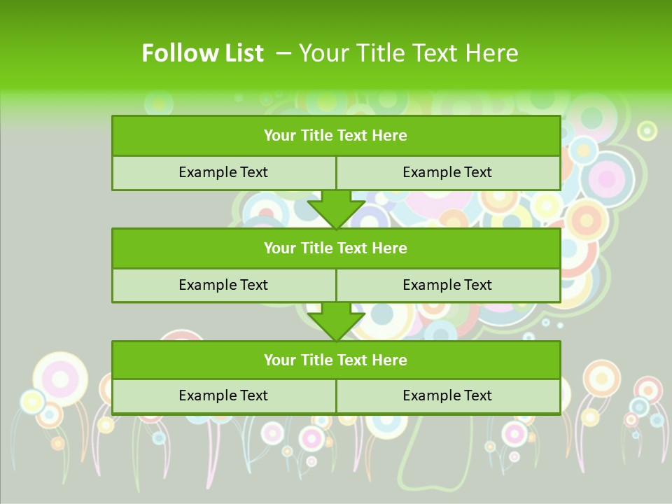 Plant Summer Floral PowerPoint Template