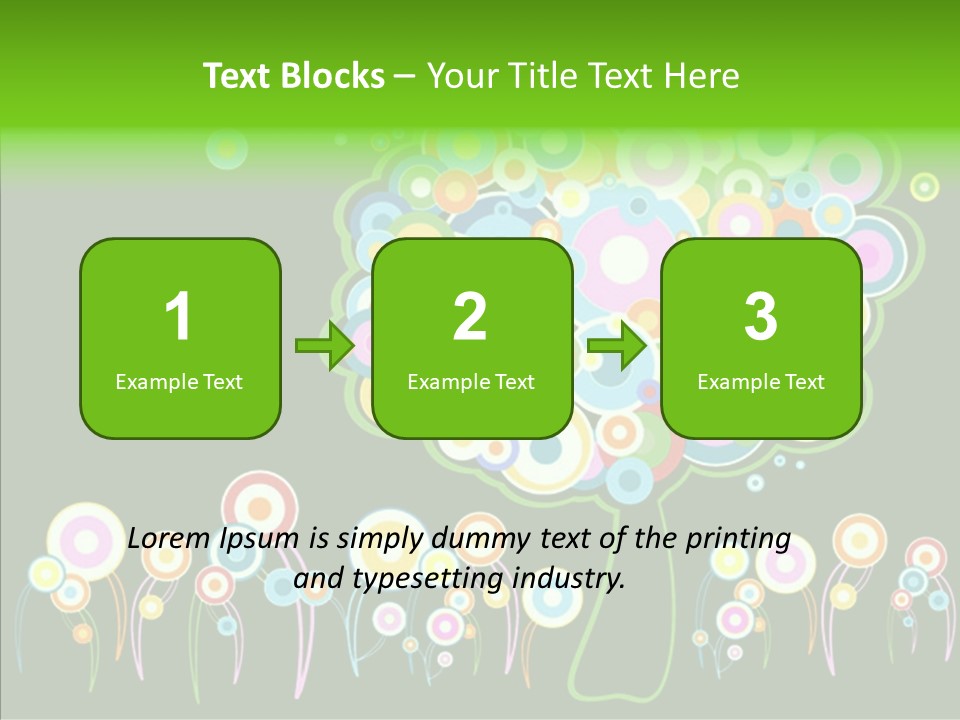 Plant Summer Floral PowerPoint Template