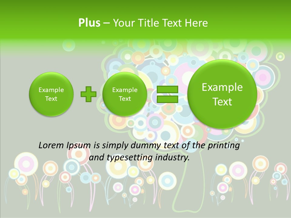 Plant Summer Floral PowerPoint Template