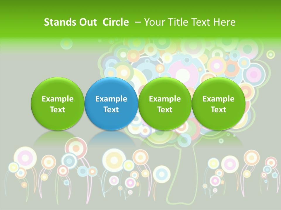 Plant Summer Floral PowerPoint Template