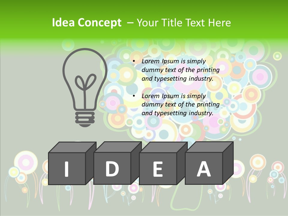 Plant Summer Floral PowerPoint Template