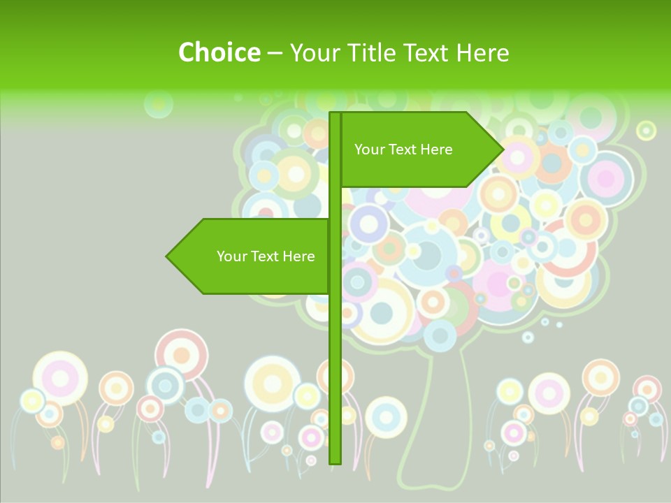 Plant Summer Floral PowerPoint Template