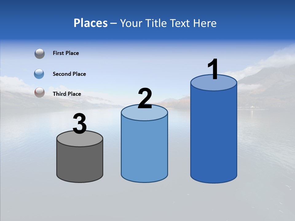 Situation View Blue PowerPoint Template