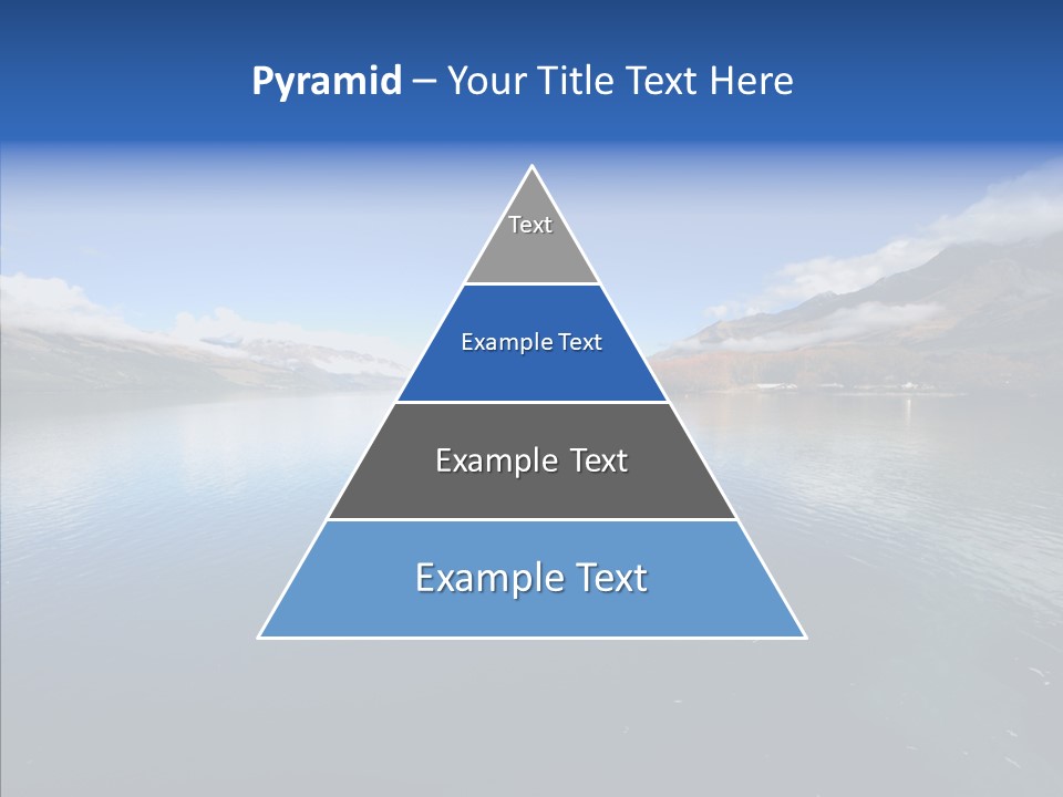 Situation View Blue PowerPoint Template