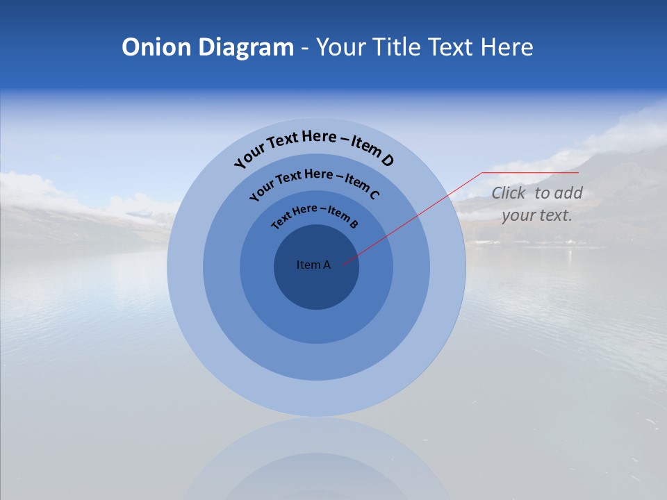 Situation View Blue PowerPoint Template