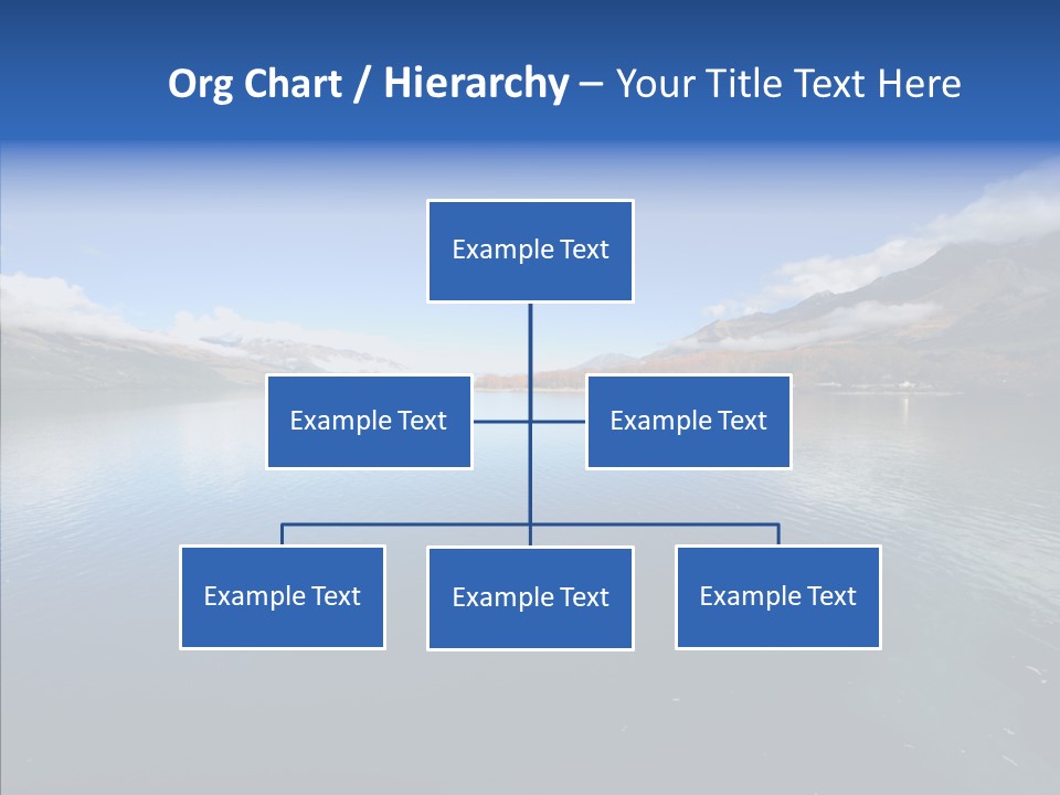 Situation View Blue PowerPoint Template