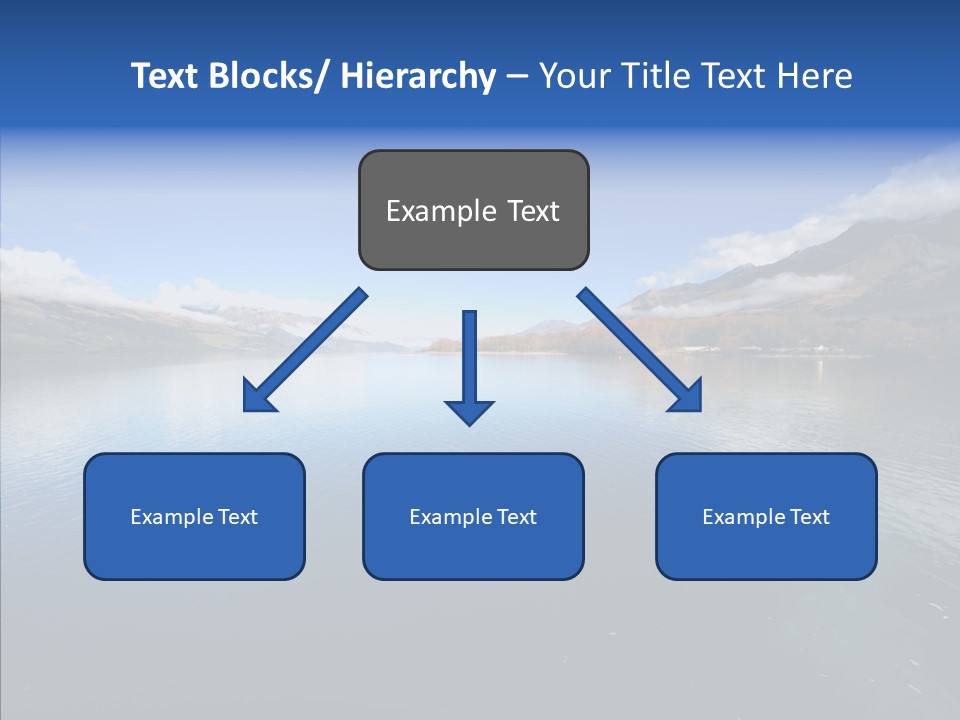 Situation View Blue PowerPoint Template
