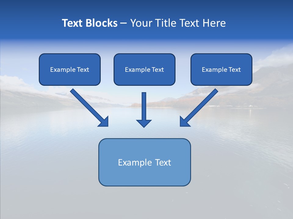 Situation View Blue PowerPoint Template