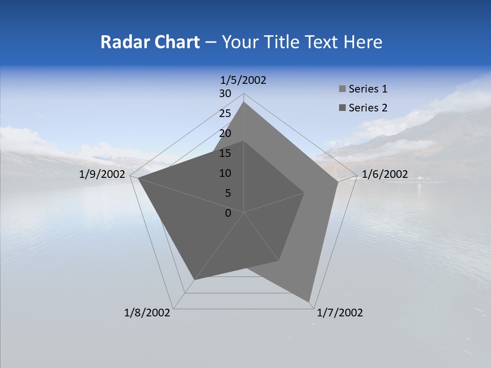 Situation View Blue PowerPoint Template