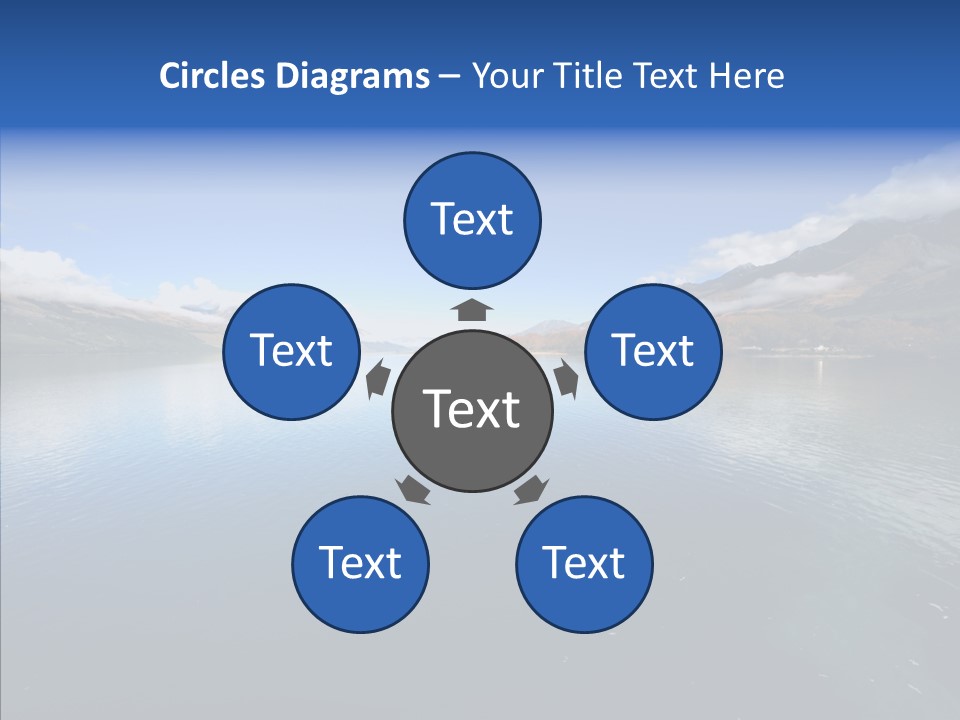 Situation View Blue PowerPoint Template