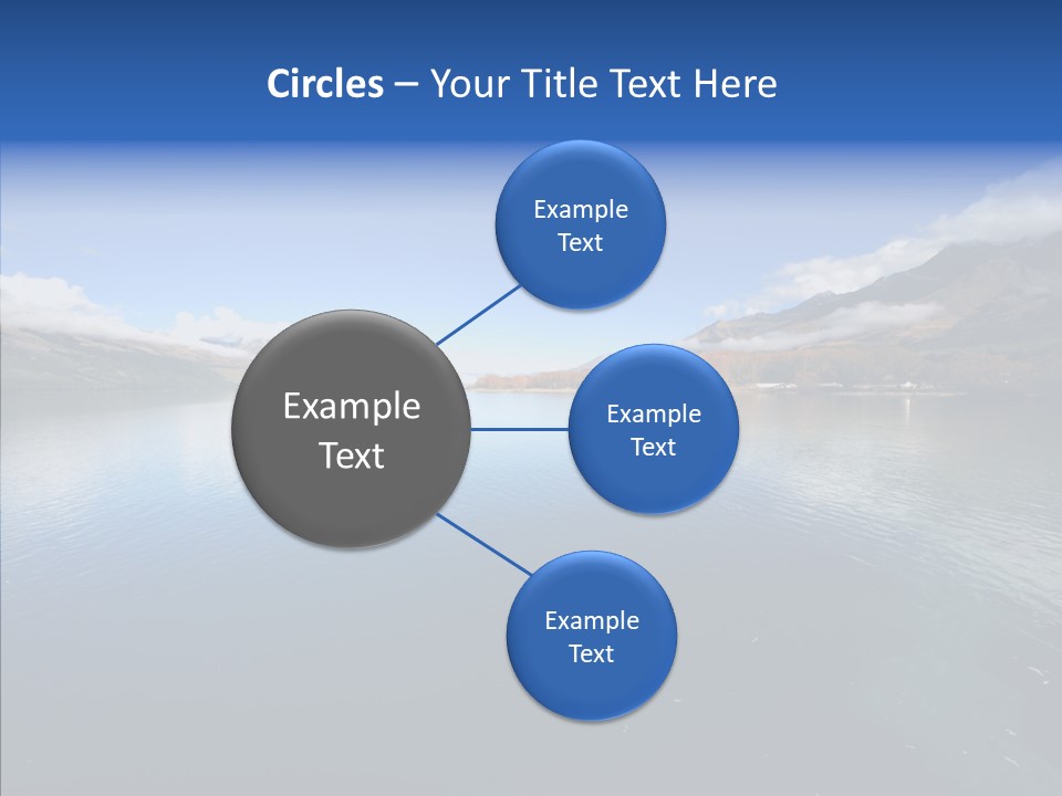 Situation View Blue PowerPoint Template