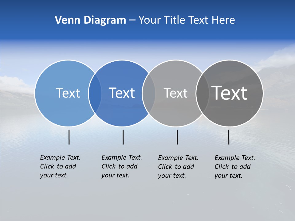 Situation View Blue PowerPoint Template