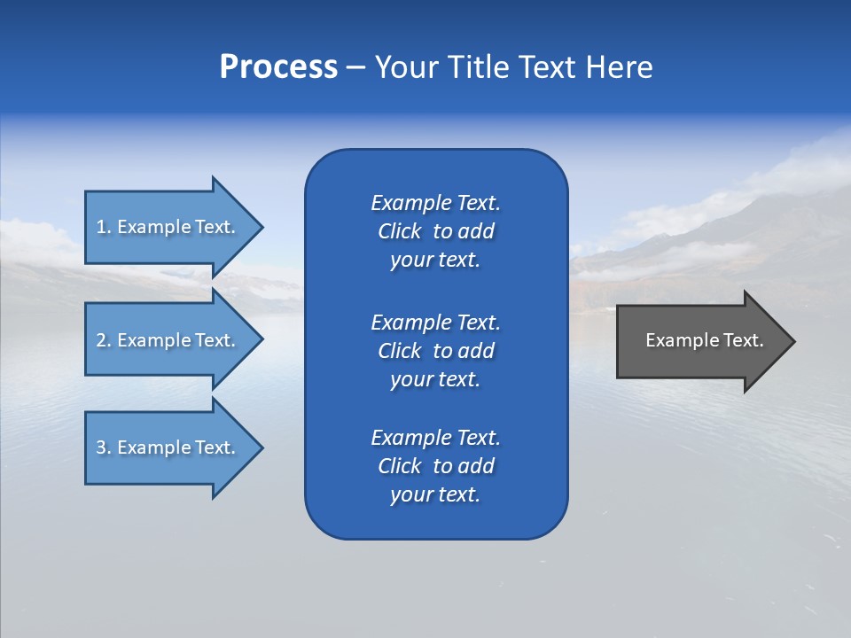 Situation View Blue PowerPoint Template