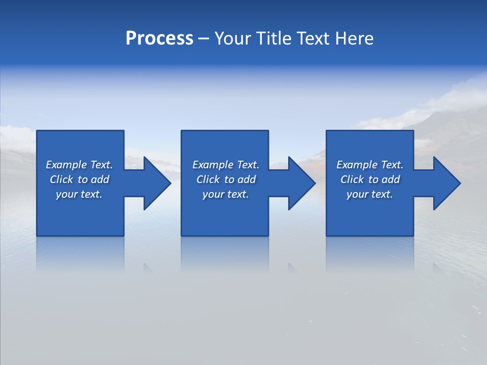 Situation View Blue PowerPoint Template
