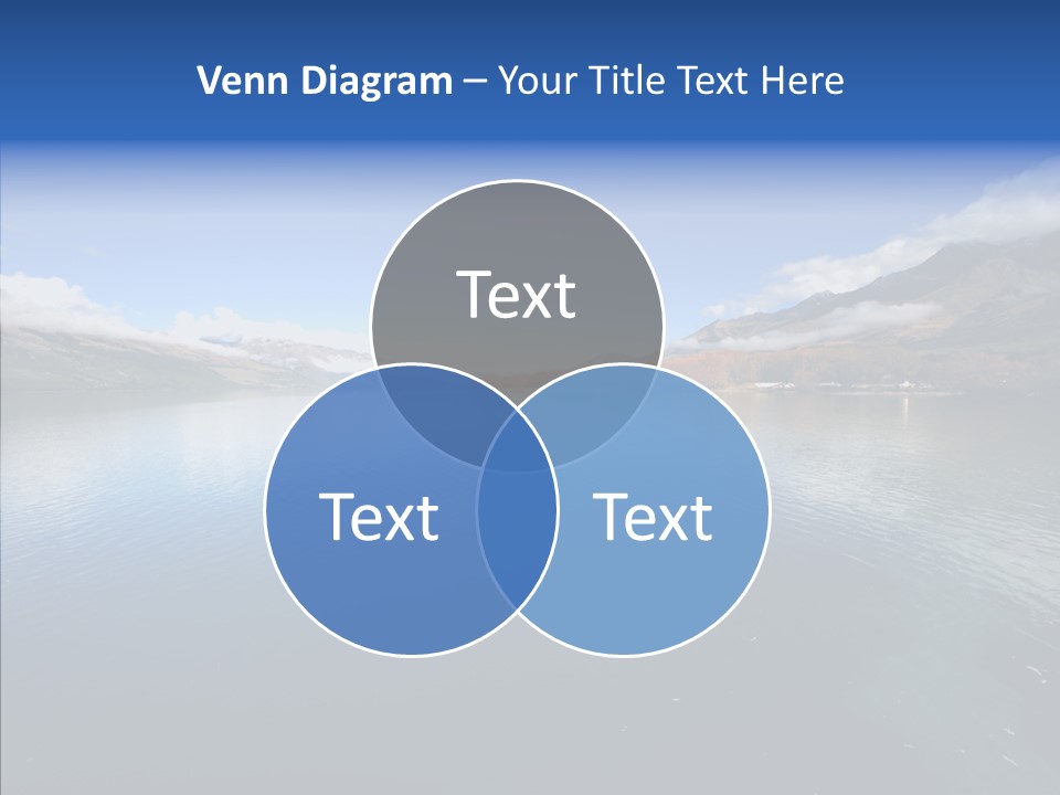 Situation View Blue PowerPoint Template