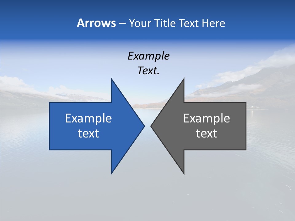 Situation View Blue PowerPoint Template