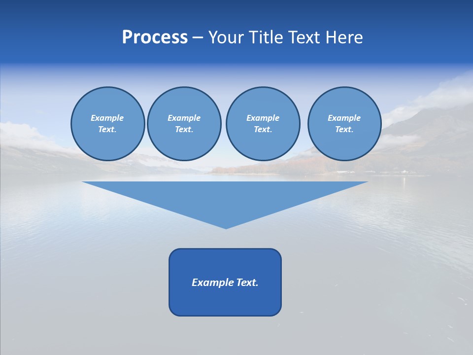Situation View Blue PowerPoint Template