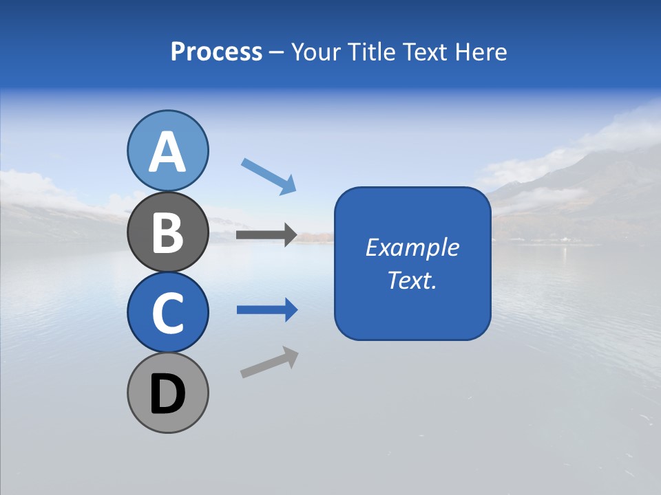 Situation View Blue PowerPoint Template