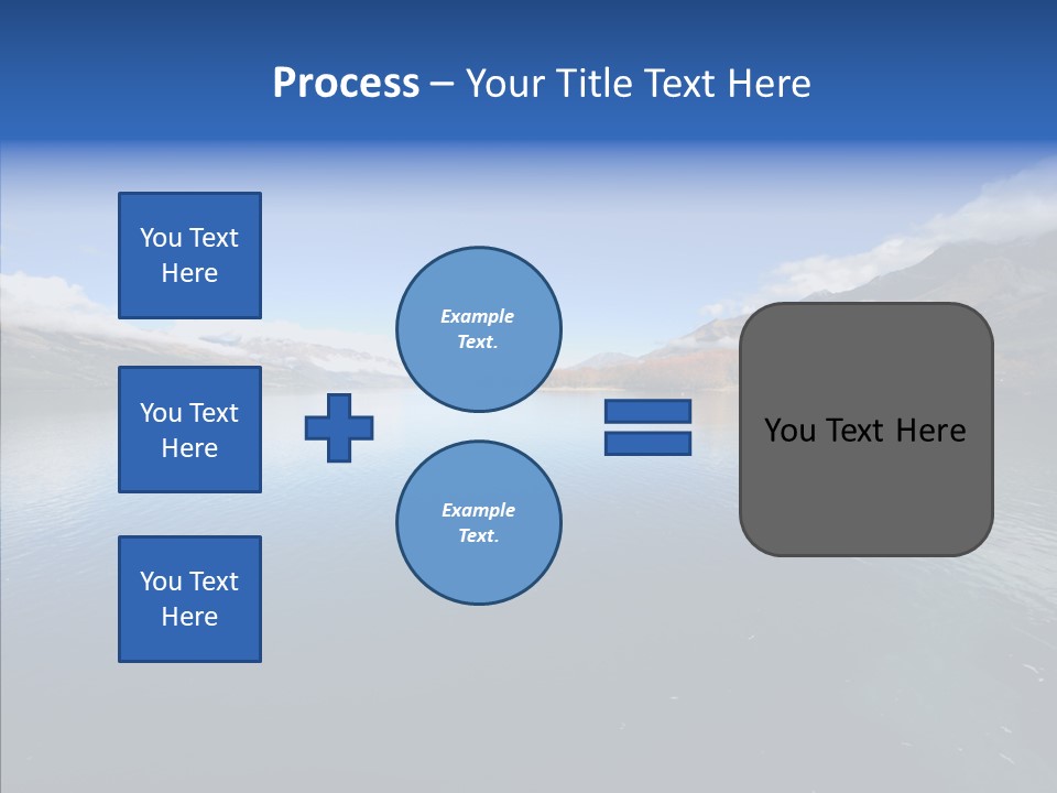 Situation View Blue PowerPoint Template