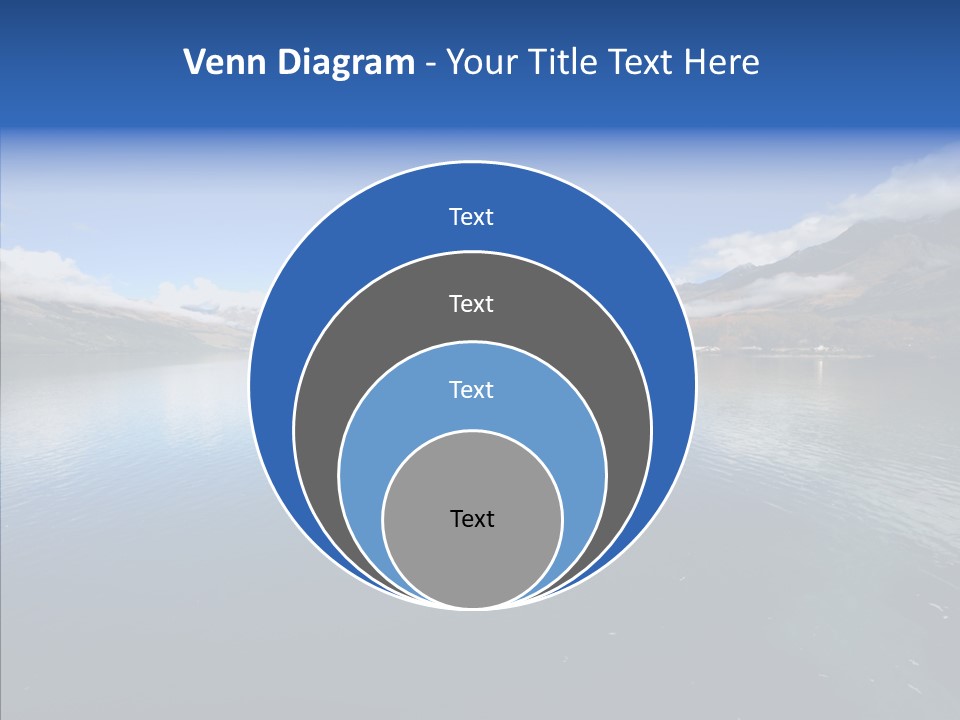 Situation View Blue PowerPoint Template