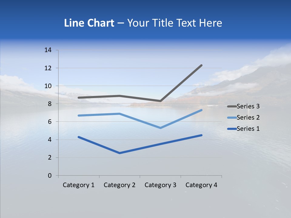 Situation View Blue PowerPoint Template