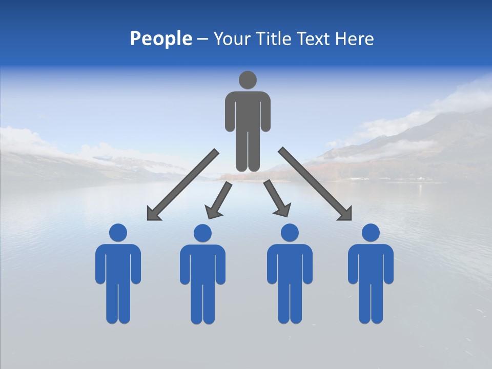 Situation View Blue PowerPoint Template