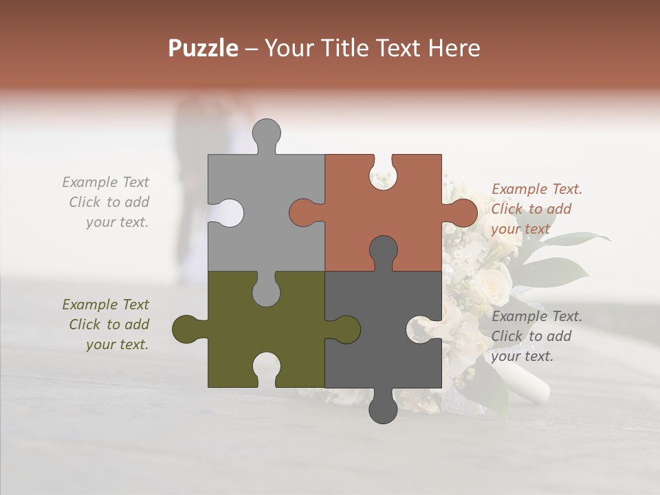 Dress Two Silhouette PowerPoint Template