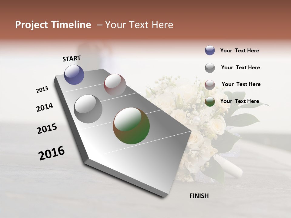 Dress Two Silhouette PowerPoint Template