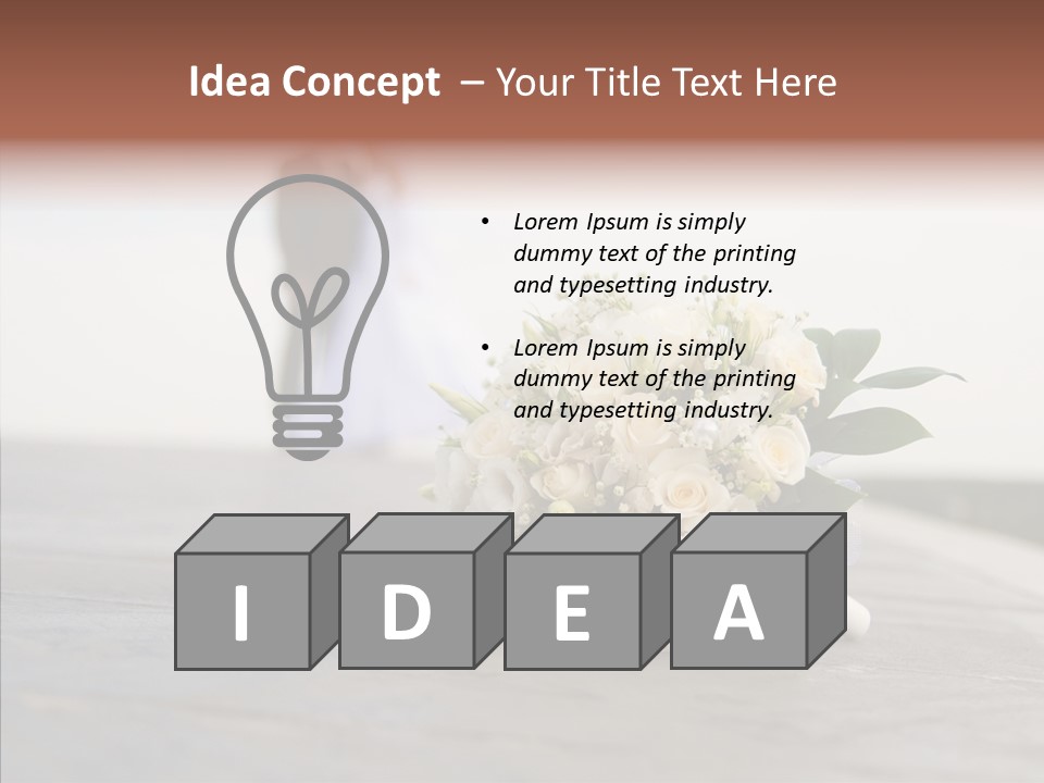 Dress Two Silhouette PowerPoint Template