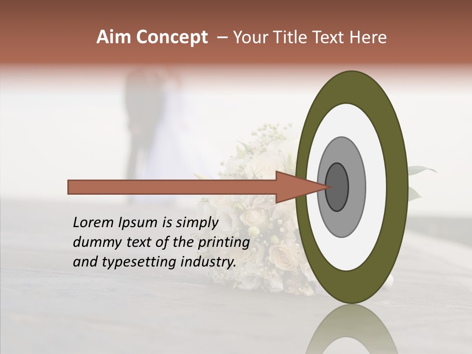 Dress Two Silhouette PowerPoint Template