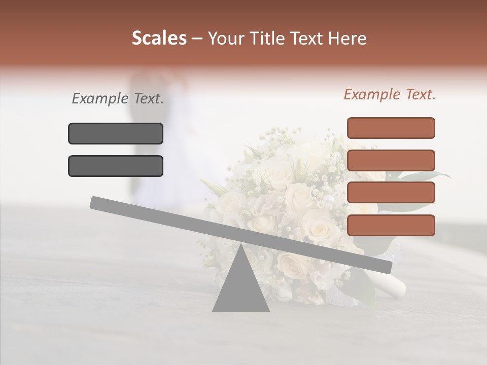 Dress Two Silhouette PowerPoint Template